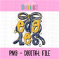 Eagles PNG - Eagles Navy and Gold bow design - Digital Download - coquette design