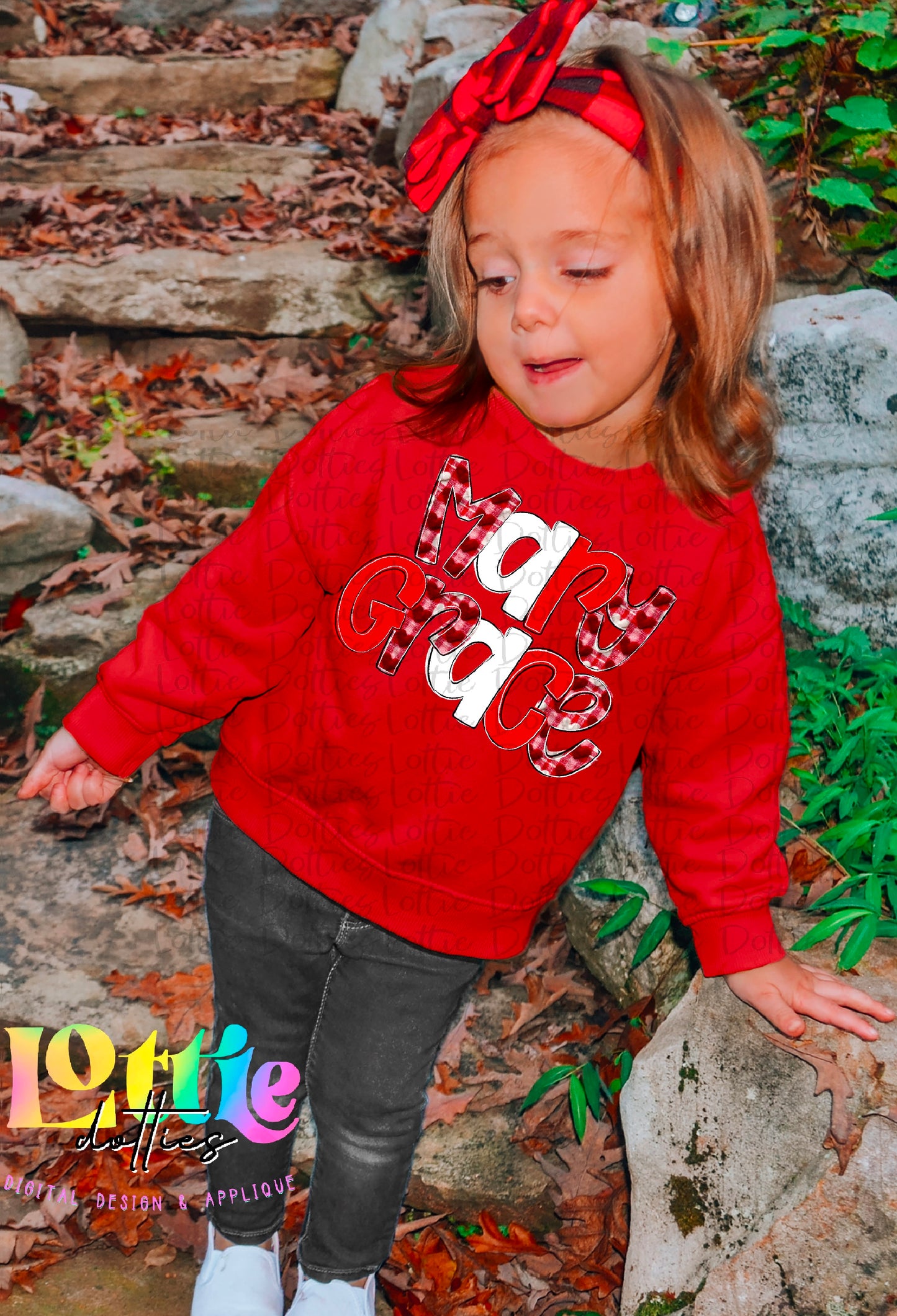 Red Gingham Hearts Alpha PNG - Valentine's Day Sublimation - Digital Download