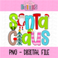 Santa Claus Png - Christmas Sublimation Design- Digital Download