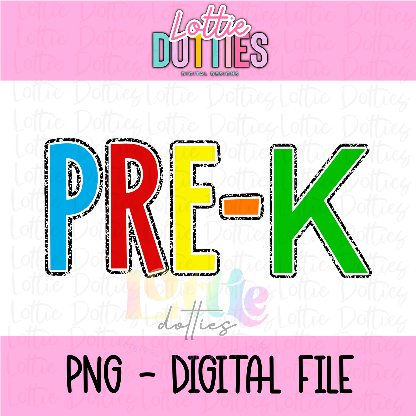 Pre-K Png - School Sublimation  - Back To School Design