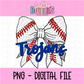 Trojans PNG - Trojans Baseball Royal design - Digital Download