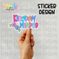 Kingdom Minded PNG - Sticker Design - Inspirational & Religious Sublimation - Digital Download