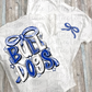 Bulldogs PNG | Bulldogs Royal & White bow design | Digital Download | coquette mascot