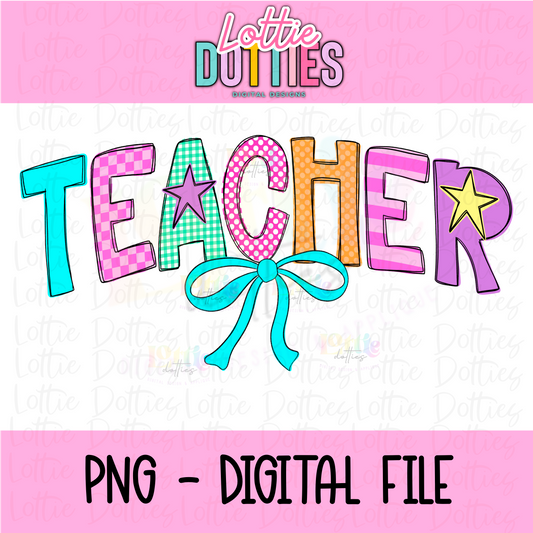Teacher - Teacher PNG- Instant Download