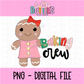 Baking Crew Png - Christmas Sublimation Design- Digital Download