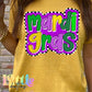 Mardi Gras PNG - Mardi Gras Sublimation - Mardi Gras Design