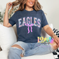 Eagles PNG - Eagles sublimation design - Digital Download - eagles bow - coquette eagles design