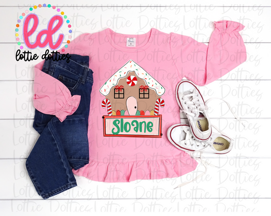 Gingerbread House Png - Christmas Sublimation Design- Digital Download