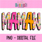 Mamaw Png - floral Mamaw PNG - Digital Download