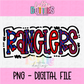 Ranglers PNG - Ranglers sublimation design - Digital Downolad- -Royal and Red