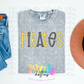 Polka Dot Spirit Alphabet - Spirit Alpha Pack - Alphabet Clipart - Instant Download - Alpha Pack