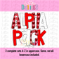 Red Gingham Hearts Alpha PNG - Valentine's Day Sublimation - Digital Download