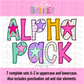 Birds & Bikes Alpha PNG - Alphabet Sublimation - Digital Download
