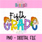 MSB Fifth Grade PNG - Back To School - Sublimation - Digital Download