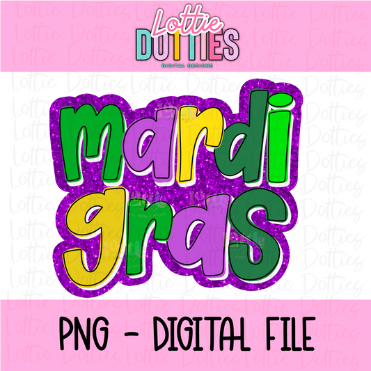 Mardi Gras PNG - Mardi Gras Sublimation - Mardi Gras Design