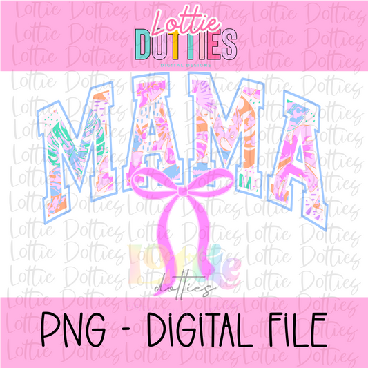 Mama Floral PNG - Mama Floral - Sublimation - Digital Download