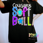 Softball Png - Bright Sublimation - Digital Download - Neon Softball