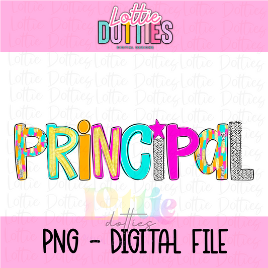 Principal PNG - Principal PNG- Digital Download - Sublimation Design