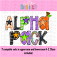 Halloween Paint Splash Alpha - Halloween Paint Splash Alphabet - Alpha Pack - Alphabet Clipart - Instant Download  - Alpha Packs