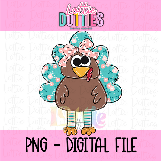 Turkey Png - Thanksgiving Sublimation Design- Digital Download