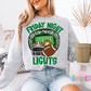 Friday Night Lights PNG - School Spirit Design- Digital Download - Green and Vegas Gold