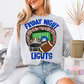 Friday Night Lights PNG - School Spirit Design- Digital Download - Red and Blue