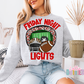 Friday Night Lights PNG - School Spirit Design- Digital Download - Red and Black