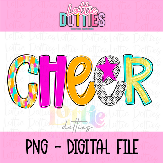 Cheer PNG - Poppy Mascot Designs - Digital Download