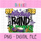 Marching Band PNG - Purple and Black Marching Band design - Digital Download
