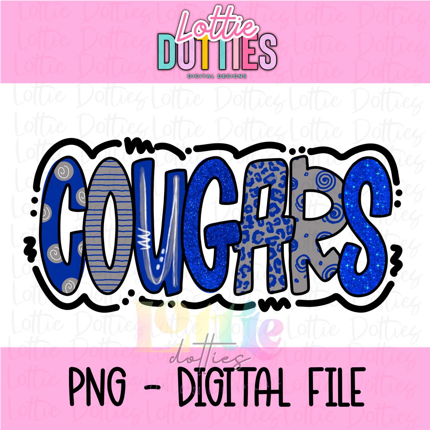 Cougars Png - Cougars  Sublimation  -  Digital Download