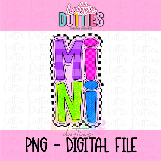 Mini PNG - Mini sublimation design - Digital Download