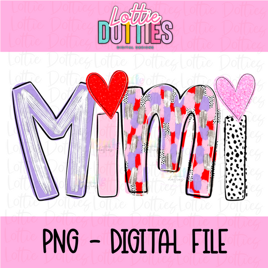 Mimi PNG - Valentine's Day Sublimation - Valentines Design