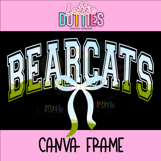 Bearcats Canva Frame - Canva Frames - Digital Download