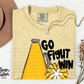 Go Fight Win PNG - School Spirit design -Gold -  Digital Download