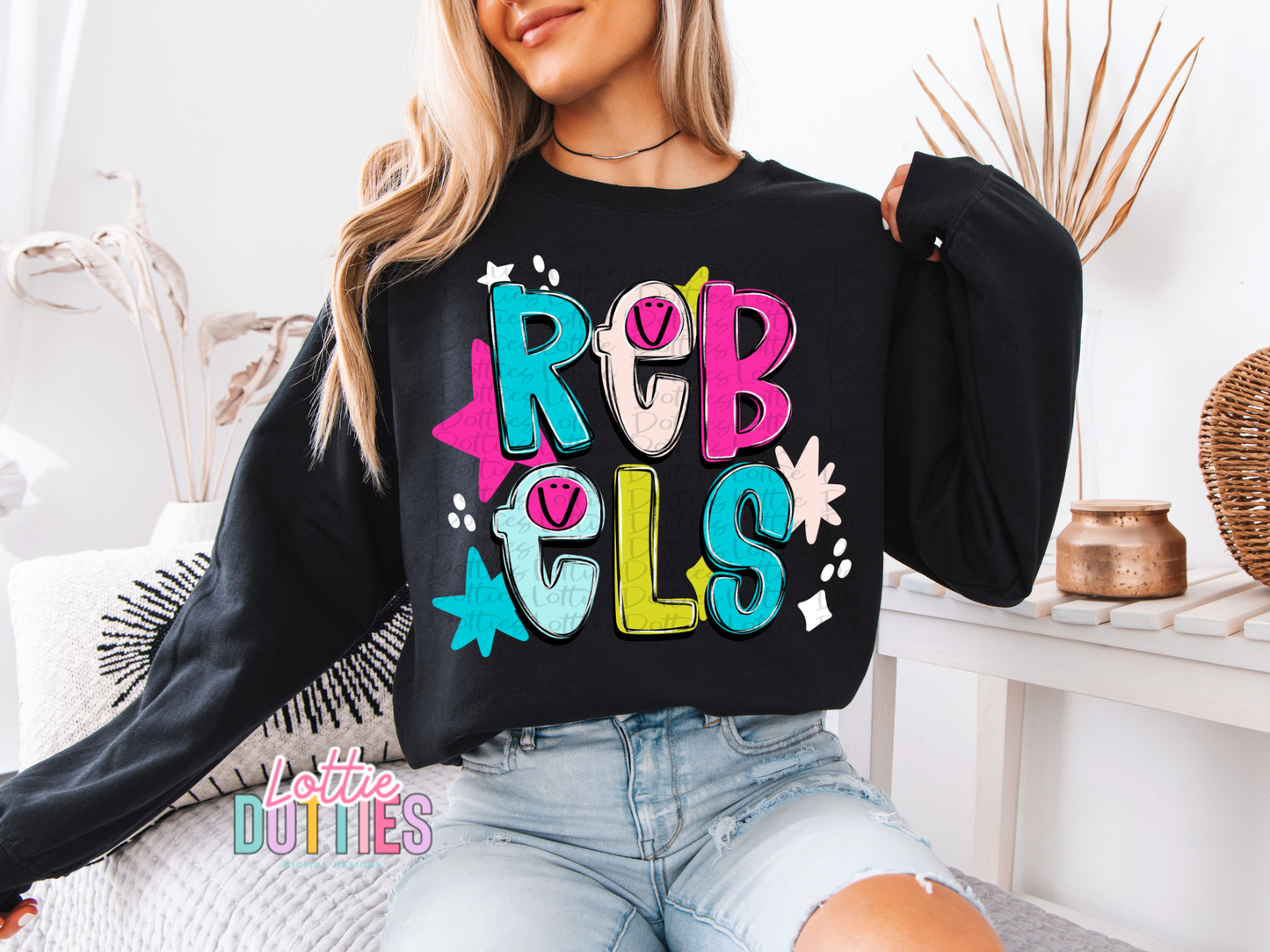 Rebels PNG- Rebels School Spirit Design - Instant Download