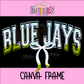 Blue Jays Canva Frame - Canva Frames - Digital Download