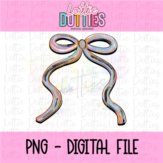 Pastel Halloween Bow - Cute Halloween Bow PNG - Sublimation - Digital Download