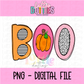 Boo PNG - Halloween - Sublimation - Digital Download