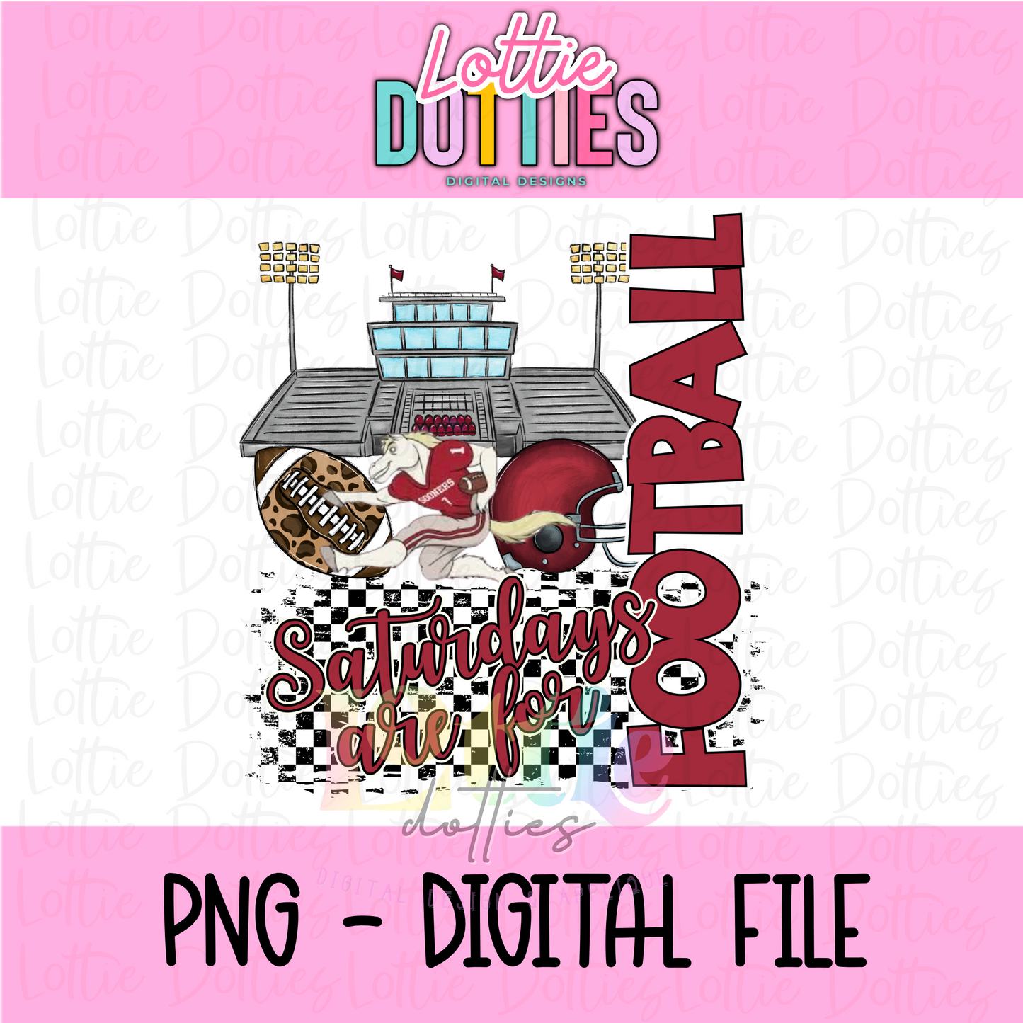 Oklahoma Sooners PNG - Saturdays are for Football Designs - Digital Download