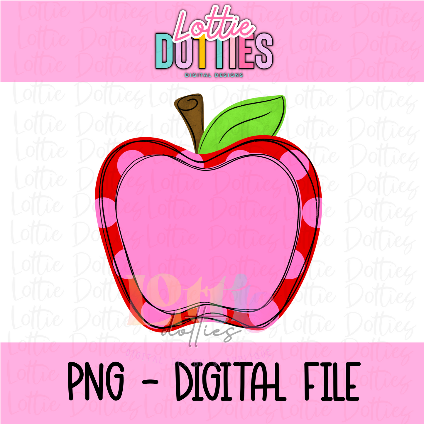 Apple PNG - Apple Sublimation - Digital Design