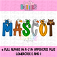 Mascot Alphabet - Alpha Pack - Alphabet Clipart - Instant Download