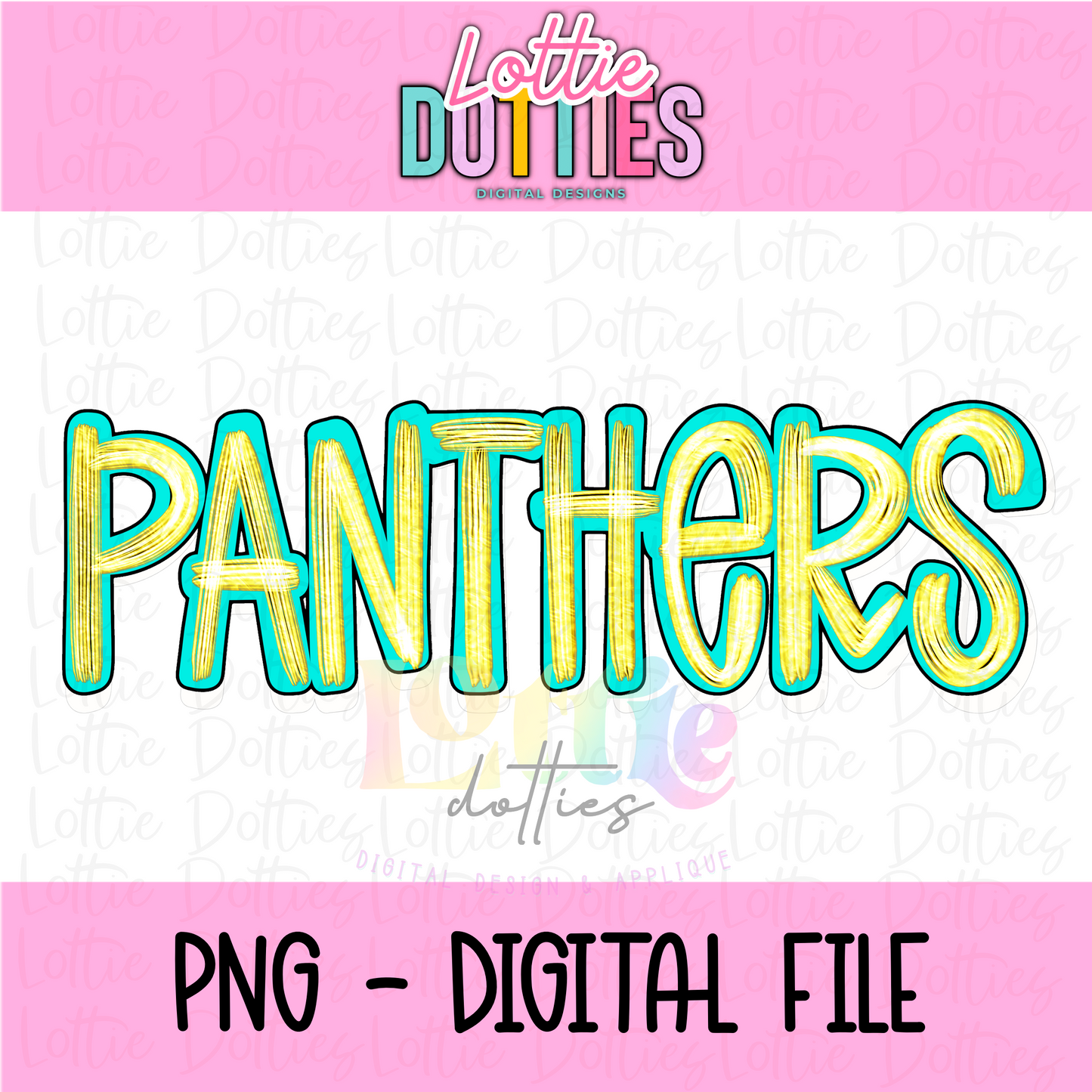Panthers Foil PNG - Panthers Designs - Digital Download