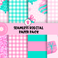 Christmas Pink Digital Paper | PNG Digital Paper | Digital Download