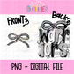 Warriors PNG - Black and Gray Warriors bow design - Digital Download