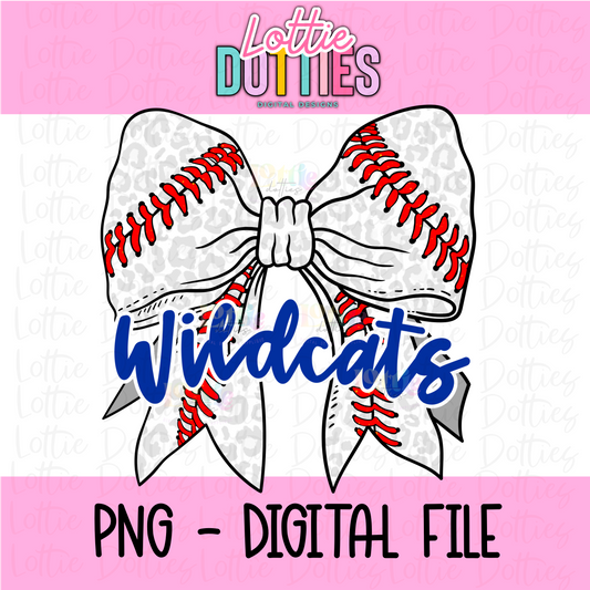 Wildcats PNG - Wildcats Baseball Royal design - Digital Download