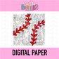 Baseball Digital Paper - Baseball Sequin Digital paper - Instant Download - Digital Download