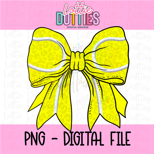 Tennis Bow - Tennis Bow PNG - Bow Design Sublimation - Digital Download