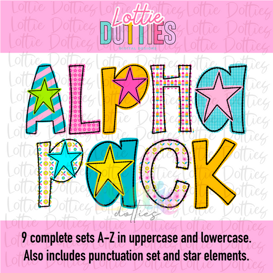 Popsicles Alpha PNG - Sublimation  Alphabet - Alpha Pack -  Instant Download  - Girl Alpha Pack