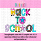 Back to School Alpha - Alpha Pack - Alphabet Clipart - Instant Download  - Alpha Pack