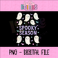 Spooky Season Png - Spooky Season - Halloween Sublimation Design - Digital Download